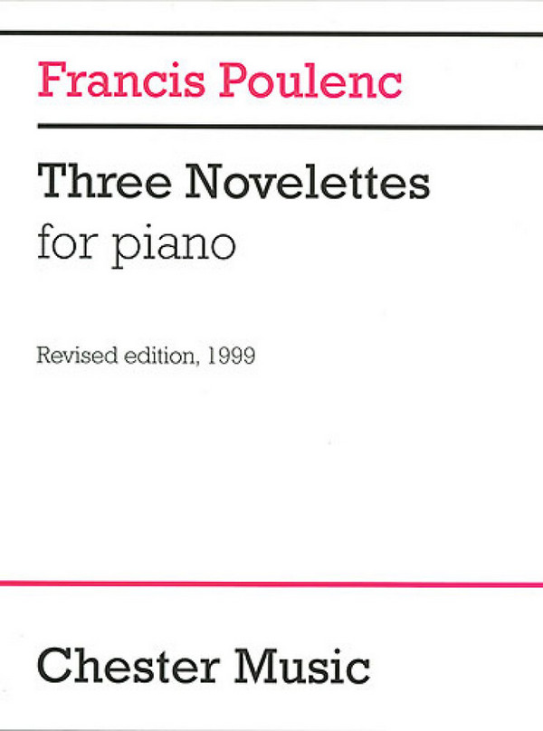 3 Novelettes  for piano  