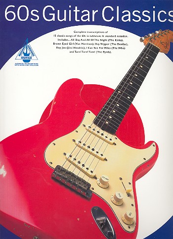 60s guitar classics: songbook for&nbsp;&nbsp;voice/guitar/tab&nbsp;&nbsp;