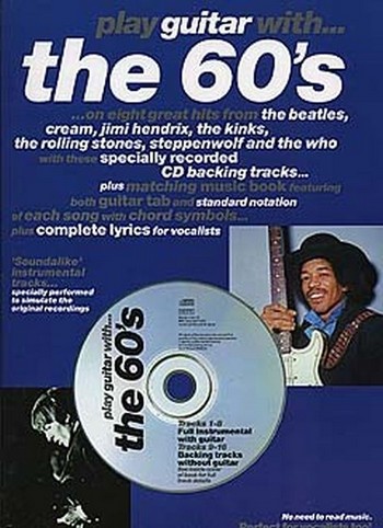 PLAY GUITAR WITH THE 60'S (+CD)&nbsp;&nbsp;8 GREAT HITS (NOTEN UND TAB)&nbsp;&nbsp;MIT BACKING TRACKS