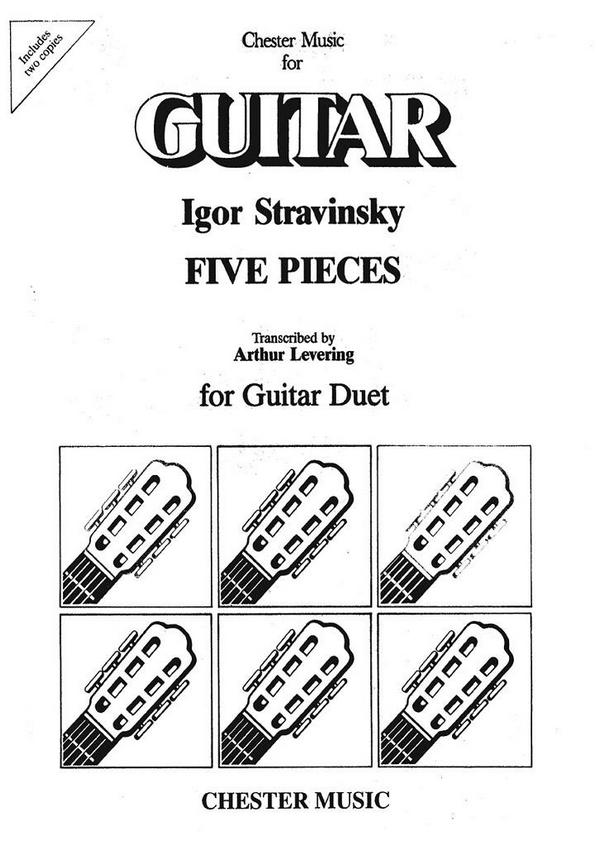 5 Pieces for 2 guitars  2 scores  2SCORES