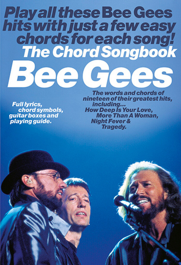 Bee gees: The Chord Songbook  Book&nbsp;&nbsp;for Lyrics/Chord Symbols/guitar Boxes&nbsp;&nbsp;and playing Guide