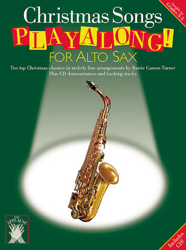 Christmas Songs Playalong (+CD)&nbsp;&nbsp;for alto sax&nbsp;&nbsp;