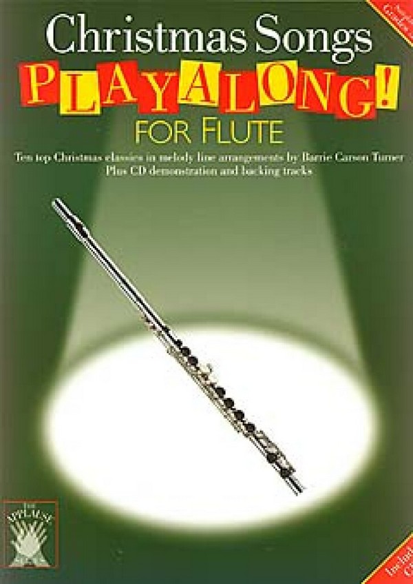 Christmas Songs Playalong (+CD)&nbsp;&nbsp;for flute&nbsp;&nbsp;