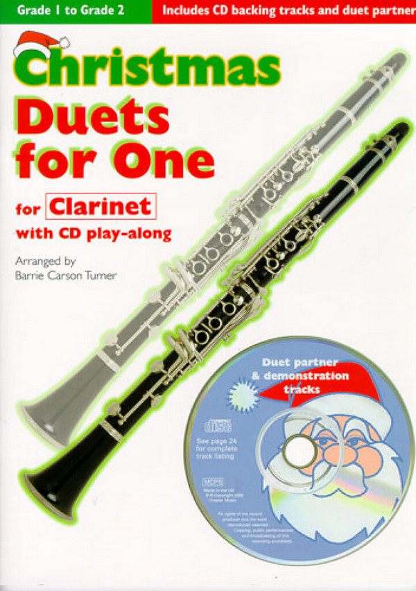 CHRISTMAS DUETS FOR ONE (+CD) FOR&nbsp;&nbsp;CLARINET&nbsp;&nbsp;CARSON TURNER, BARRIE, ARR.