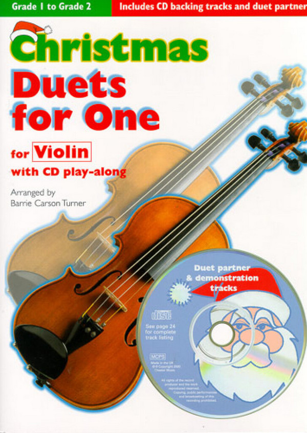 CHRISTMAS DUETS FOR ONE (+CD)&nbsp;&nbsp;FOR VIOLIN&nbsp;&nbsp;CARSON TURNER, BARRIE, ARR.