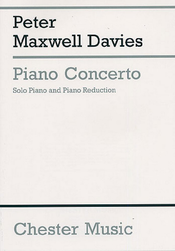 Concerto for piano and orchestra  vocal score  