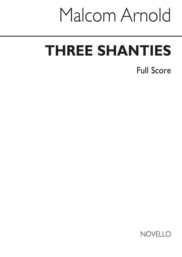3 Shanties op.4 for 2 Trumpets,  Horn, Trombone and Tuba  Score