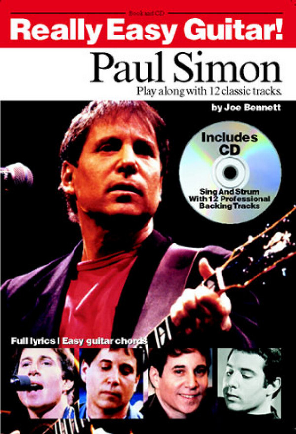 PAUL SIMON (+CD): PLAY ALONG WITH 12&nbsp;&nbsp;CLASSIC TRACKS (CHORDS, TABLATURE,&nbsp;&nbsp;NOTES, INSTRUCTIONS)
