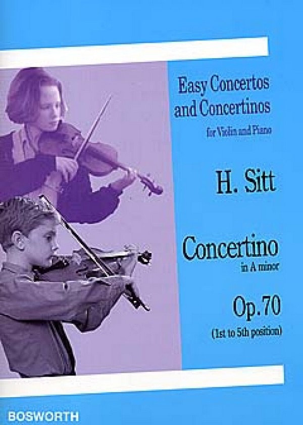 Concertino in a minor op. 70  (1st to 5th position) für Violine  und Klavier
