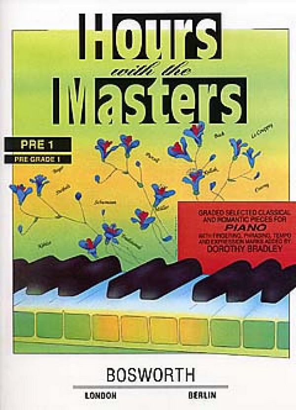 Hours with the Masters pre-grade 1  for piano (en/fr/dt)  
