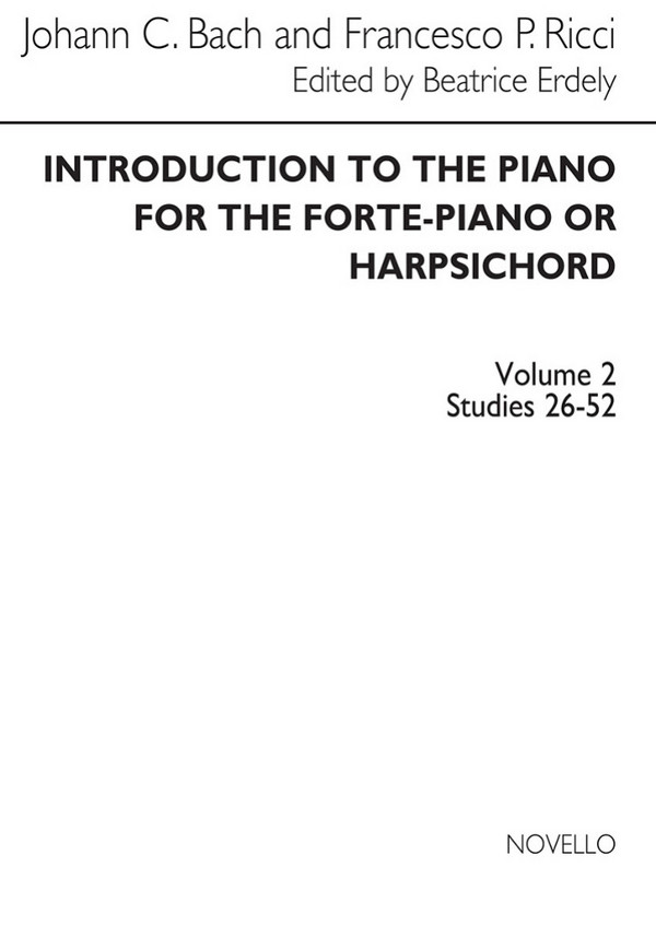 F. P. Ricci_Johann Sebastian Bach, Introduction To The Piano Volume Tw&nbsp;&nbsp;Harpsichord, Piano&nbsp;&nbsp;Buch