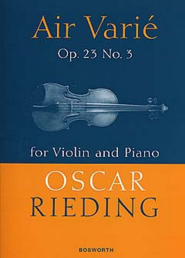 Air varié op.23,3  for violin and piano  