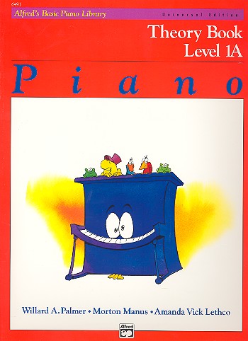 Piano Theory Book Level 1A  Alfred's basic piano library  
