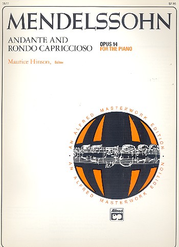 Andante and rondo capriccioso op.14&nbsp;&nbsp;for piano&nbsp;&nbsp;Hinson, Maurice, ed