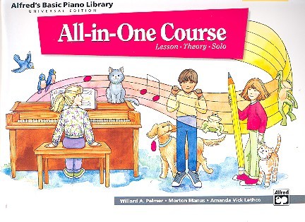 All-in-one course vol.1  lesson, theory and solo for  piano