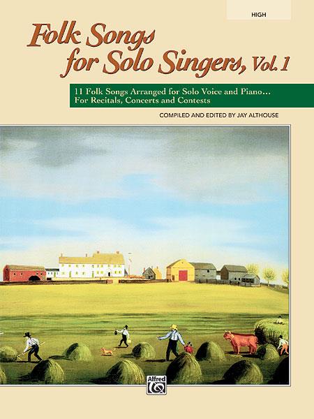 Folk Songs for Solo Singers 1. Bk (high)&nbsp;&nbsp;&nbsp;&nbsp;Voice and piano (classical)