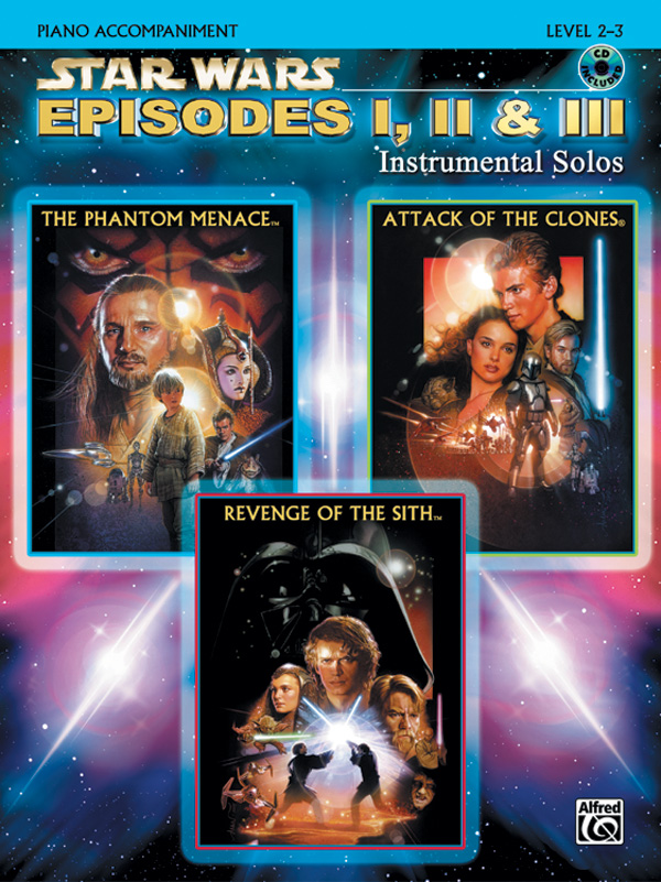 Star Wars Episodes 1-3 (+CD)&nbsp;&nbsp;instrumental solos&nbsp;&nbsp;piano accompaniment