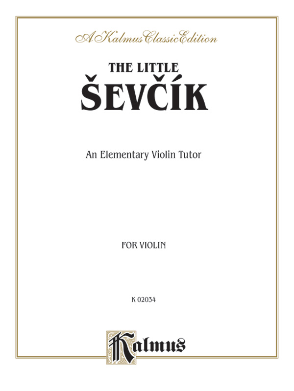 The little Sevcik  for violin  