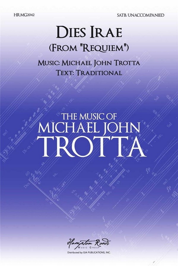 Dies Irae from 'Requiem'&nbsp;&nbsp;for mixed choir unaccompanied&nbsp;&nbsp;choral score