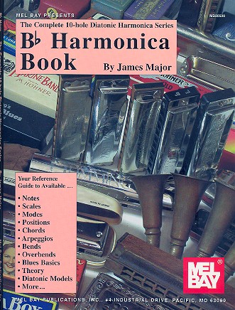 Bb Harmonica Book for&nbsp;&nbsp;10-hole diatonic harmonica&nbsp;&nbsp;