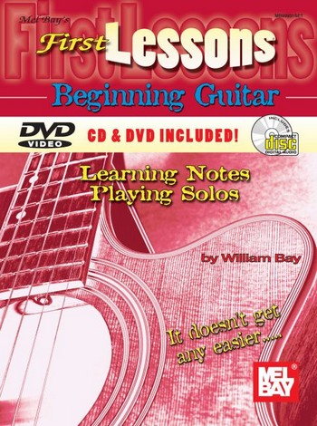 First Lessons (+CD+DVD) for beginning guitar    