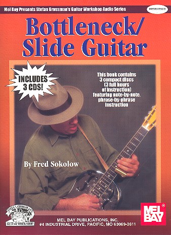 Bottleneck and Slide Guitar (+3 CD's)  Note-by-Note and Phrase-by-Phrase  Instruction