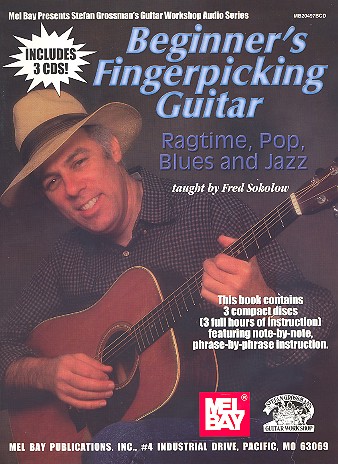 Beginner's Fingerpicking Guitar vol.2  (+3 CD's): for guitar/tab  