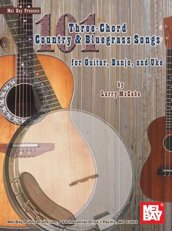 101 Three-Chord Country & Bluegrass Songs  for guitar  