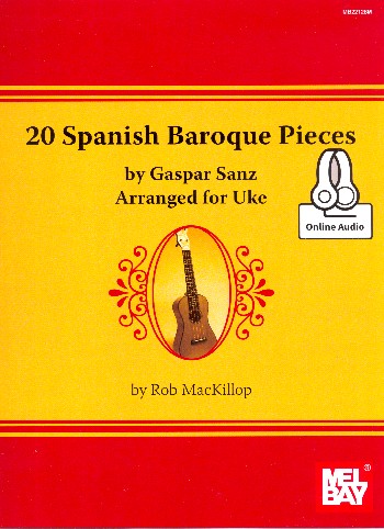 20 Spanish Baroque Pieces (+Audio Access)  for ukulele  