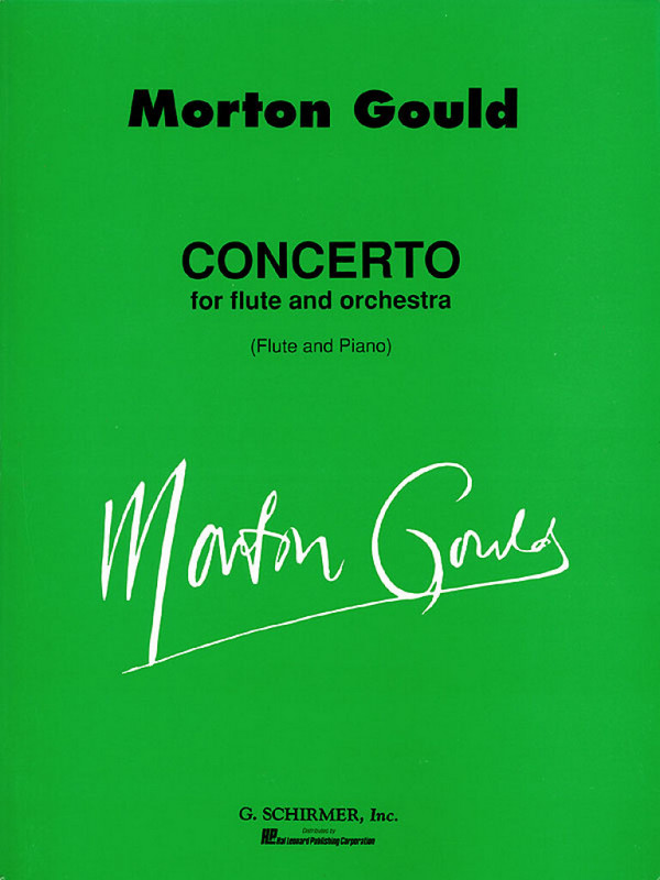 Morton Gould, Concerto&nbsp;&nbsp;Flöte und Klavier&nbsp;&nbsp;Buch