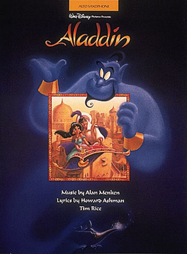 Aladdin  for alto sax  songbook