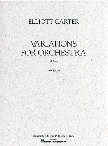Variations  for orchestra  score  (1993 edition)