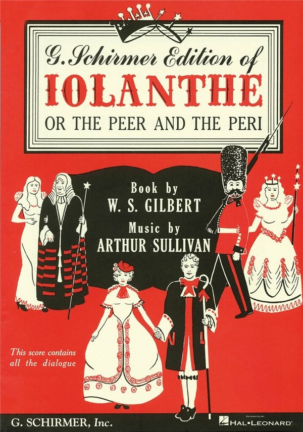 Arthur Sullivan_William Schwenck Gilbert, Iolanthe&nbsp;&nbsp;Vocal&nbsp;&nbsp;Klavierauszug