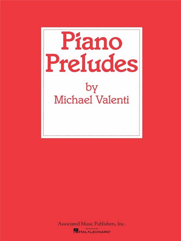 Michael Valenti, Twenty-Four Preludes  Klavier  Buch