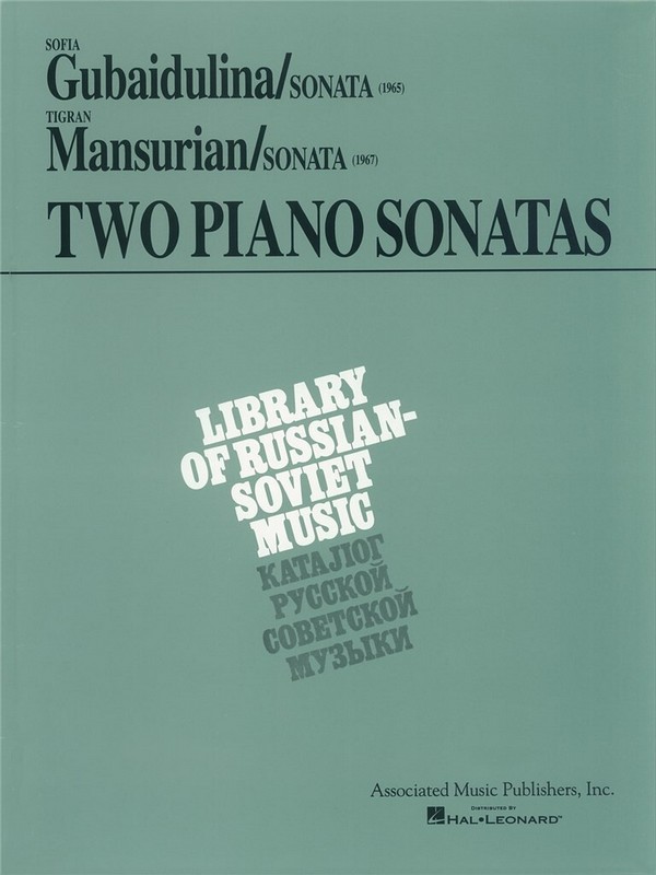 Sofia Gubaidulina, Two Piano Sonatas by Young Soviet Composers&nbsp;&nbsp;Klavier&nbsp;&nbsp;Buch