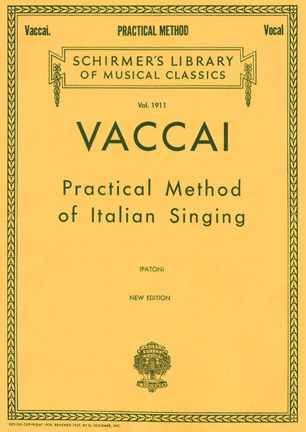 Practical Method of Italian Singing  for high soprano  