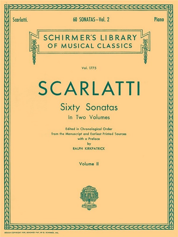 60 Sonatas vol.2 (Nr.31-60)  for piano  