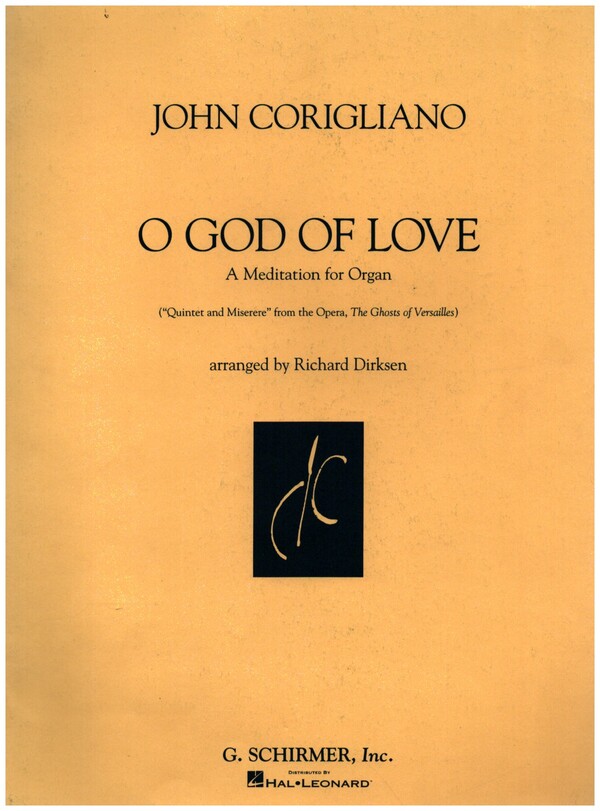 O God of Love  for organ  