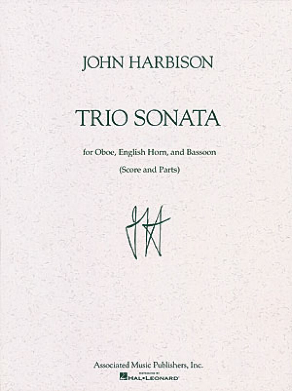 Trio Sonata  for oboe, English horn and bassoon  score and parts