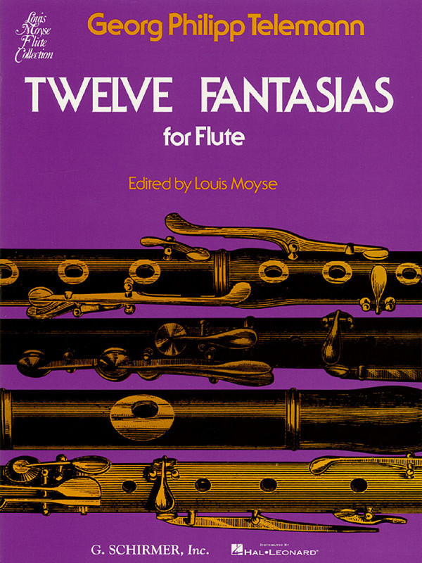 12 Fantasias for flute    