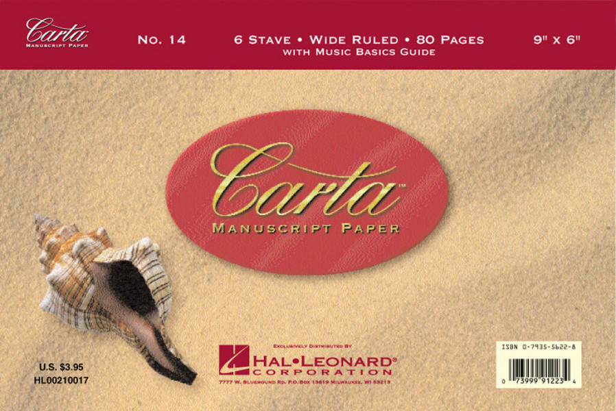 Carta Manuscript Paper No. 14 - Children's&nbsp;&nbsp;&nbsp;&nbsp;Buch