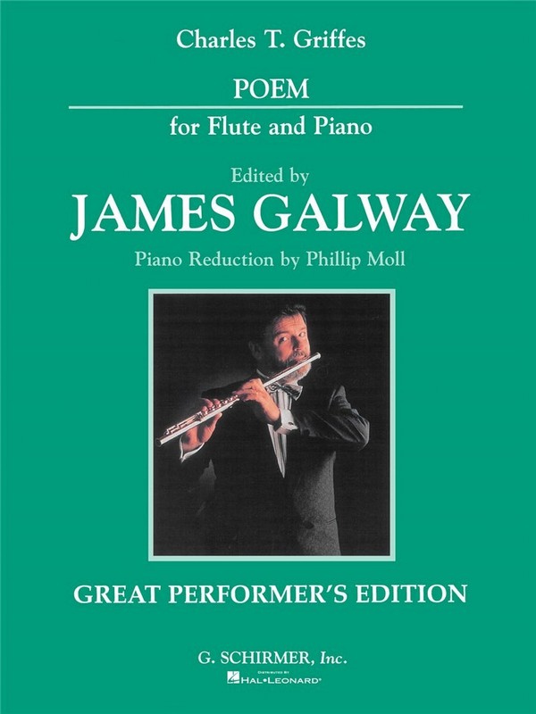 Charles Griffes, Poem&nbsp;&nbsp;Flöte und Klavier&nbsp;&nbsp;Buch