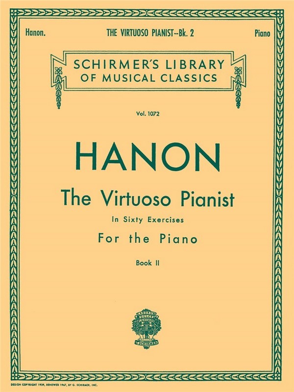 The virtuoso pianist vol.2 (nos.21-43)  60 exercises for the piano  