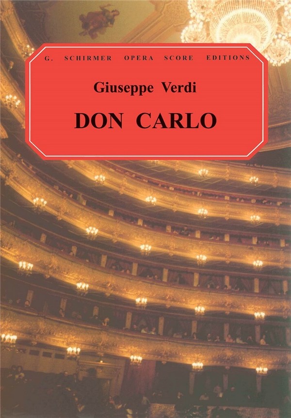 Giuseppe Verdi, Don Carlos&nbsp;&nbsp;Vocal&nbsp;&nbsp;Klavierauszug