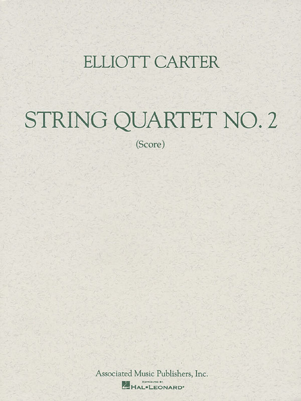Elliott Carter, String Quartet No. 2  Streichquartett  Partitur
