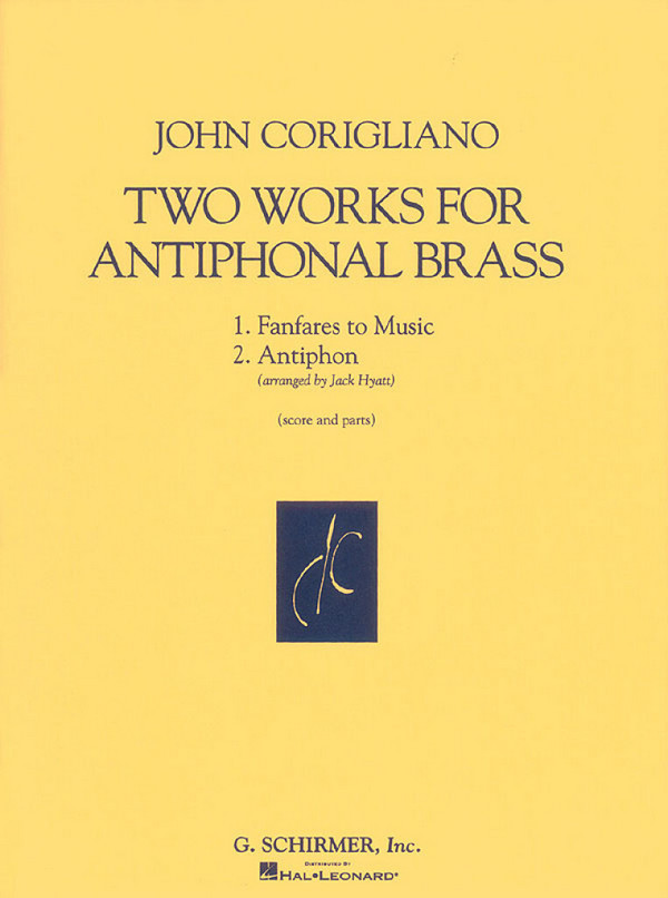 John Corigliano, 2 Works For Antiphonal Brass&nbsp;&nbsp;Blechbläserquintett&nbsp;&nbsp;Partitur + Stimmen
