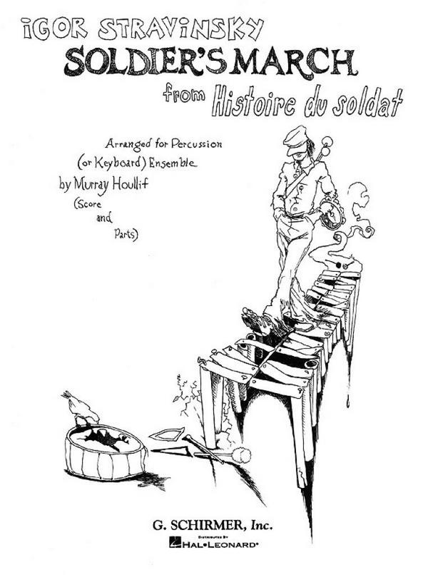Igor Stravinsky, Soldier's March from Histoire du Soldat&nbsp;&nbsp;Percussionensemble&nbsp;&nbsp;Partitur + Stimmen