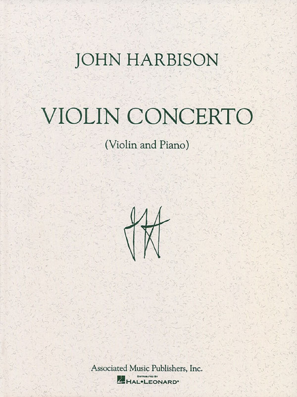 John Harbison, Violin Concerto  Violine und Klavier  Buch