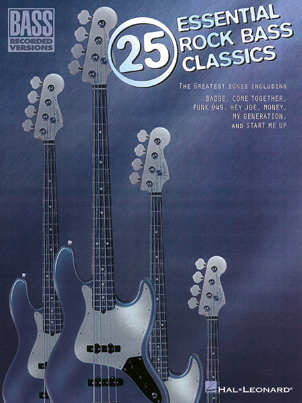 25 Essential Rock Bass Classics  Bass Guitar  Buch