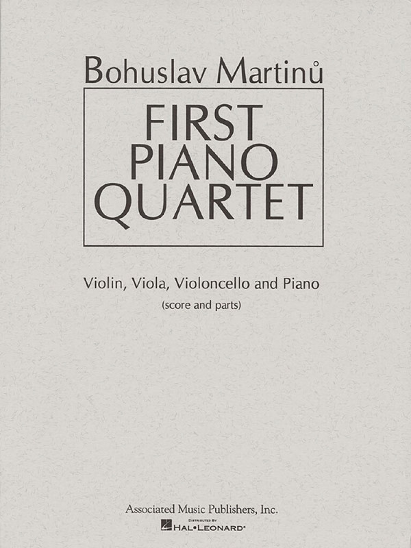 Quartet no.1&nbsp;&nbsp;for violin, viola, violoncello and piano&nbsp;&nbsp;parts